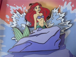 Disney Trading Pin  157077     Loungefly - Ariel on Rocks - Slider - Jumbo - Little Mermaid