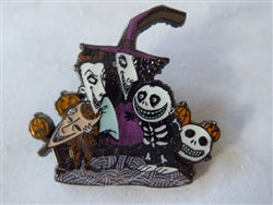 Disney Trading Pin 158086     Loungefly - Lock, Shock and Barrel - Nightmare Before Christmas - Mystery