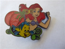 Disney Trading Pins 158610     Loungefly - Ariel & Flounder - Little Mermaid - Princess Pumpkin Masquerade - Mystery
