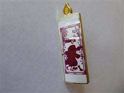 Disney Trading Pin 159045     Uncas - Cruella - 101 Dalmatians - Villains Silhouette Candle - Mystery