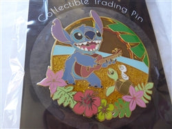 Disney Trading Pins 159291     Artland - Stitch - Rock 'n" Roll - Stained Glass