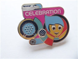 Disney Trading Pins 159314     WDW - Joy - Inside Out - Celebration - Epcot - Booster
