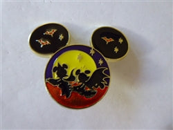 Disney Trading Pins  159356     Uncas - Mickey and Minnie Mouse - Silhouette - Bats - Halloween