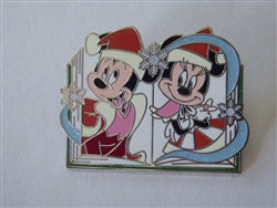 Disney Trading Pin 160236    Mickey and Minnie - Winter Storybook - Gift Card