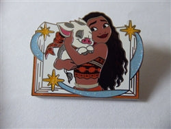 Disney Trading Pin 160239     Moana and Pua - Winter Storybook - Gift Card