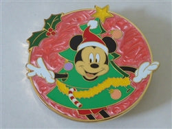 Disney Trading Pin  160341     Pink a la Mode - Mickey - Christmas Tree - Pink Pearl - Jumbo