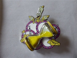 Disney Trading Pin  160835     DL - Lumiere - Beauty and the Beast - Hourglass - Turn Over Time