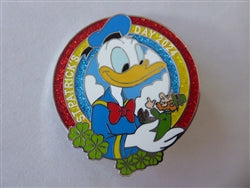Disney Trading Pin 162242     Donald Duck and Leprechaun - St Patrick's Day 2024