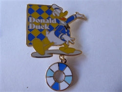 Disney Trading Pin 162514     Japan - Donald Duck - Blue and Yellow Checkerboard - Dangle