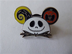 Disney Trading Pin 162785    DLR - Jack Skellington - Ear Hats - Hidden Disney 2024