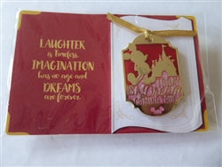 Disney Trading Pin 163459     HKDL - Mickey and Castle - Today is a Dream Coming True - Stained Glass