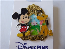Disney Trading Pins 164049     Mickey and Pluto - Build A Pin - Set