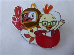 Disney Trading Pin 164352     Chicken Little and Fish Out of Water - Super Bowl Football