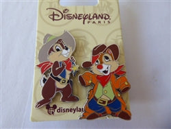 Disney Trading Pin 164748     DLP - Chip and Dale - Big Thunder Mountain - Sheriff and Outlaw