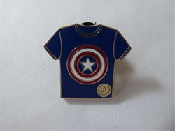 Disney Trading Pins 164966     WDW - Captain America - Superheroes T-shirts - Hidden Disney 2024 - Marvel Avengers