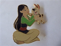 Disney Trading Pin  165046     PALM - Mulan and Little Brother - Sitting with Puppy