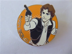 Disney Trading Pin 165264     Han Solo - Holding Blaster - Star Wars - Anime Mystery