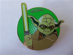 Disney Trading Pin 165265     Yoda - Holding Lightsaber - Star Wars - Anime Mystery