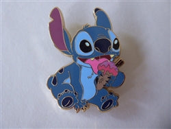Disney Trading Pin   165288     PALM - Stitch - Eating Ice Cream - Core Line - Lilo and Stitch