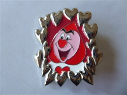 Disney Trading Pin 165318     DLP - Playing Card - Silver Hearts Frame - Alice in Wonderland Event