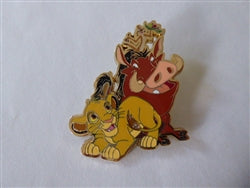 Disney Trading Pin   165374     PALM - Young Simba, Timon, Pumbaa - Friends - Lion King