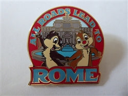Disney Trading Pin 165432     ABD - Chip and Dale - All Roads Lead to Rome - Viva Italia - Adventures by Disney