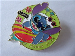 Disney Trading Pin  165762     Stitch - Riding a Surfboard - Aloha - Island Vibes - Lilo and Stitch