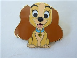 Disney Trading Pins 165959     PALM - Lady - Sitting - Happiest Collection on Earth - Lady and the Tramp