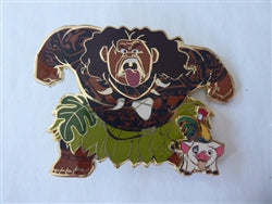 Disney Trading Pin 166281     PALM - Maui, Pua, Hei Hei - War Dance - Moana