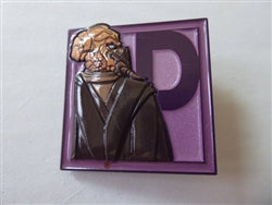 Disney Trading Pin  166877     P for Plo Koon - Jedi Master - Alphabet - Star Wars Celebration 2022