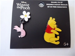 Disney Trading Pin 166923     Loungefly - Pooh and Piglet - Daisy Dangle Set