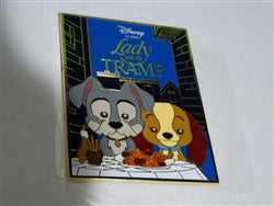 Disney Trading Pin 167354     PALM - Lady and the Tramp - Cute Movie Poster