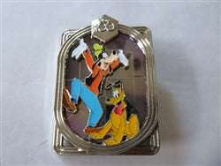 Disney Trading Pins 167610     DEC - Goofy and Pluto - Celebrating with Character - Disney 100 - Silver Frame