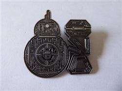 Disney Trading Pin 167875     WDW - BB-8 - Metal Schematic - Star Wars Droid - Black Spire Outpost