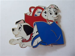 Disney Trading Pin 168166     PALM - Puppies in Grocery Bags - Seeing Spots - 101 Dalmatians - Jumbo