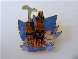 Disney Trading Pin 168527     Loungefly - Muntz's Dogs - Alpha, Gamma, Ray - Kevin - Tonal Jungle Leaves - UP - Pixar