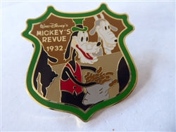 Disney Trading Pin 16861 M&P - Goofy & Dippy Dawg - Mickeys Revue 1932 - History of Art 2002