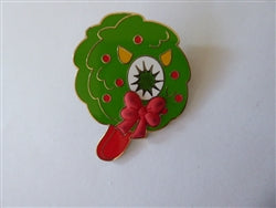 Disney Trading Pin 169089     Man Eating Wreath - Red Free-D Ribbon - Nightmare Before Christmas
