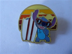 Disney Trading Pin  169760     Loungefly - Stitch Wearing Sunglasses - Surfboard and Sunset