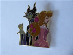 Disney Trading Pins 169986     DLP - Aurora and Maleficent - Standing Back to Back - Sleeping Beauty