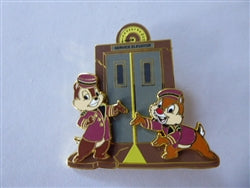 Disney Trading Pins 170021     DLP - Chip and Dale - Bellhops at the Elevator - Hollywood Tower Hotel