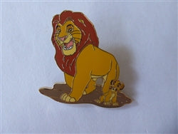Disney Trading Pin 170280    Mufasa and Young Simba - Lion King