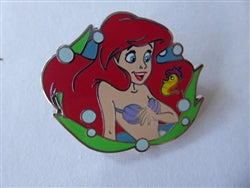 Disney Trading Pin 170305    Ariel and Seahorse - Ariel and Sebastian Bubbles Set - Little Mermaid
