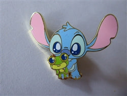 Disney Trading Pin 170491     Our Universe - Baby Stitch at Play - Holding Green Frog - Mystery