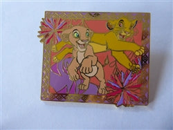 Disney Trading Pin 170583     Monogram - Young Simba and Nala - Lion King Framed Scenes - Mystery