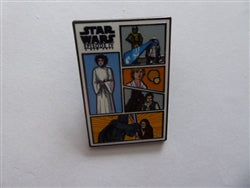 Disney Trading Pin  170626     Luke, Leia, Han Solo, Chewie, Darth Vader, Obi-Wan, R2-D2, C-3PO - Episode 4 A New Hope - Star Wars Comic Pages