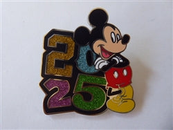 Disney Trading Pin 170738     Mickey Mouse - Leaning - Dated 2025