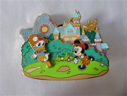 Disney Trading Pin 170817     SDR - Mickey and Donald - DLR - Disney Parks Around the World Set - Pin Trading Fun Day 2024