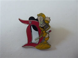 Disney Trading Pin 170940    DLR - Lumiere - Disneyland D Characters - Hidden Disney 2025 - Beauty and the Beast