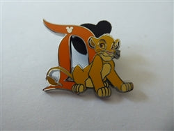 Disney Trading Pin 170945    DLR - Simba - Disneyland D Characters - Hidden Disney 2025